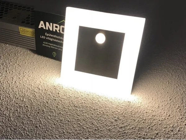 Kanlux 27370 - LED Schodiskové svietidlo APUS so senzorom LED/0,8W/12V 3000K