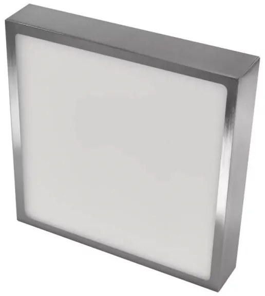 LED Stropné svietidlo LED/21W/230 3000/3500/4000K 22,5x22,5 cm chróm