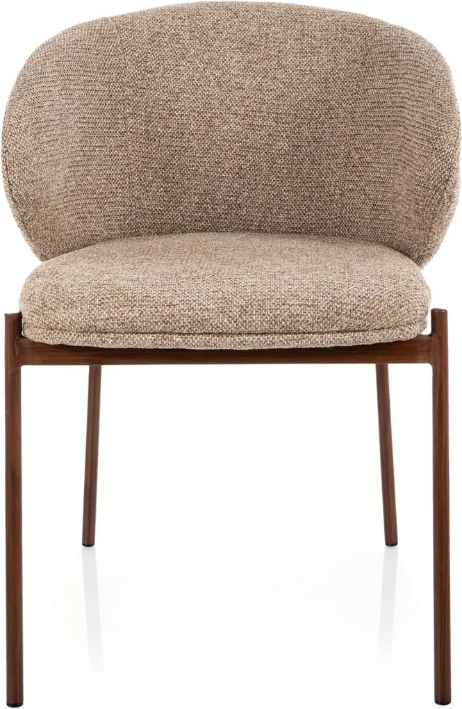 Jedálenská stolička KIOTO, orech/béžová