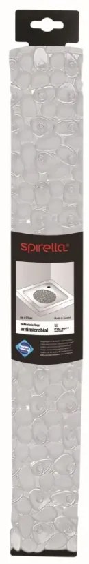 Spirella Protišmyková okrúhla podložka do sprchy RIVERSTONE, číra, 57 cm
