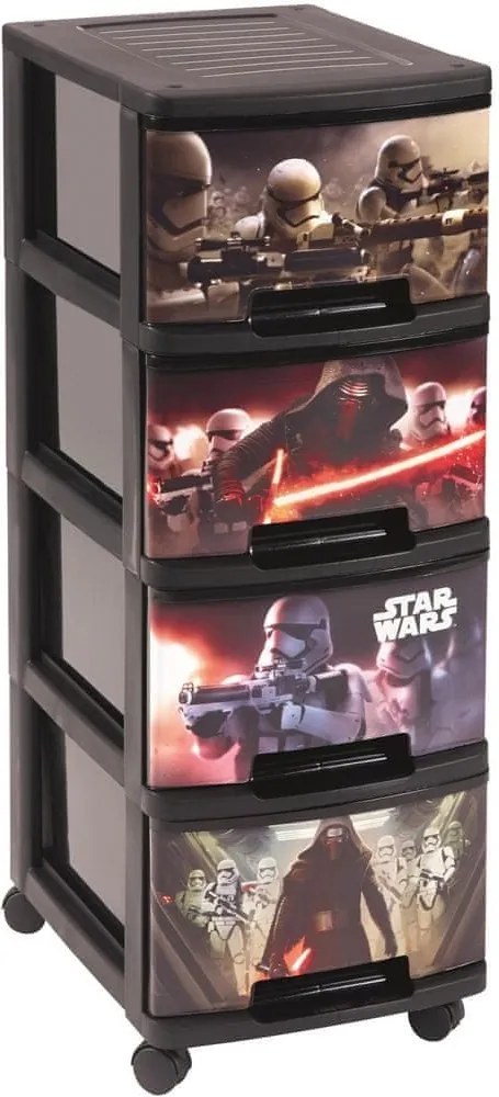 Komoda se šuplíky Curver s motivem Star Wars