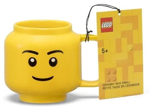 Žltý keramický detský hrnček 255 ml Head - LEGO®