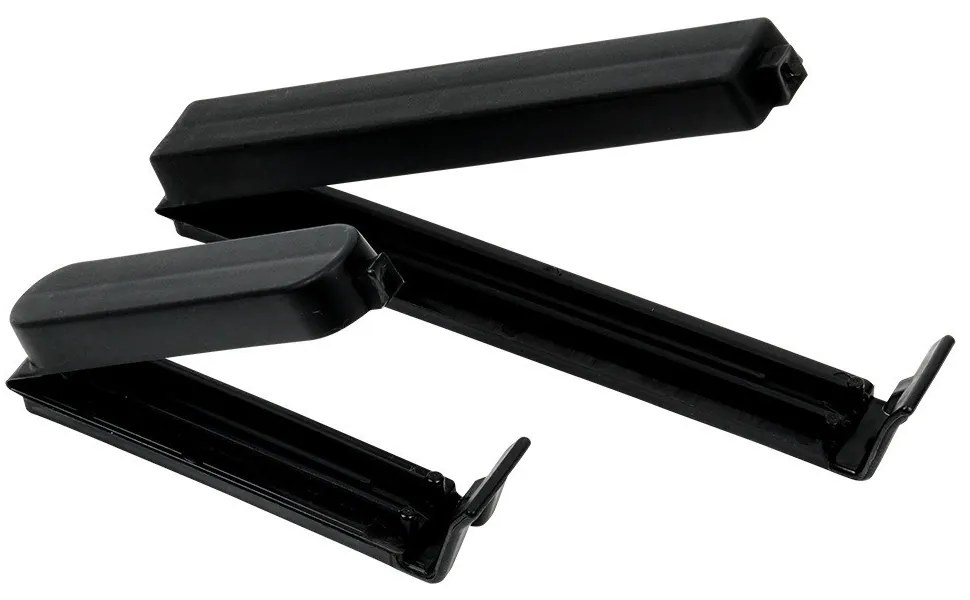 VILDE Spony na vrecká, štipec na uzavretie vreciek, 22ks, čierna