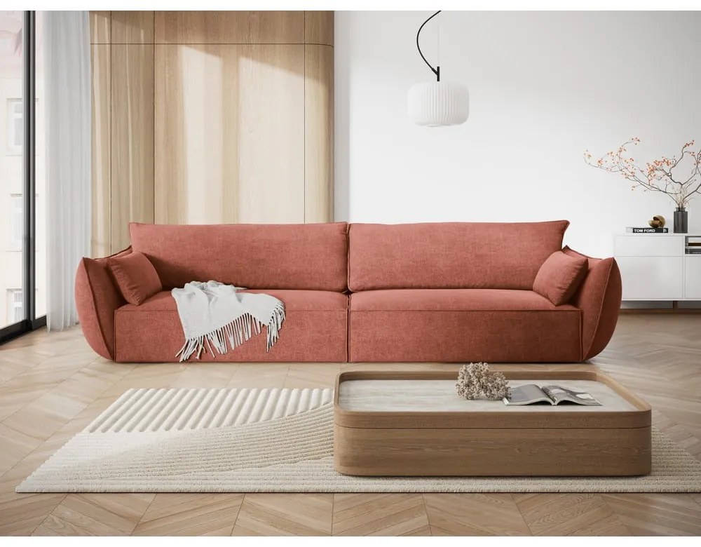 Červená pohovka 248 cm Vanda - Mazzini Sofas
