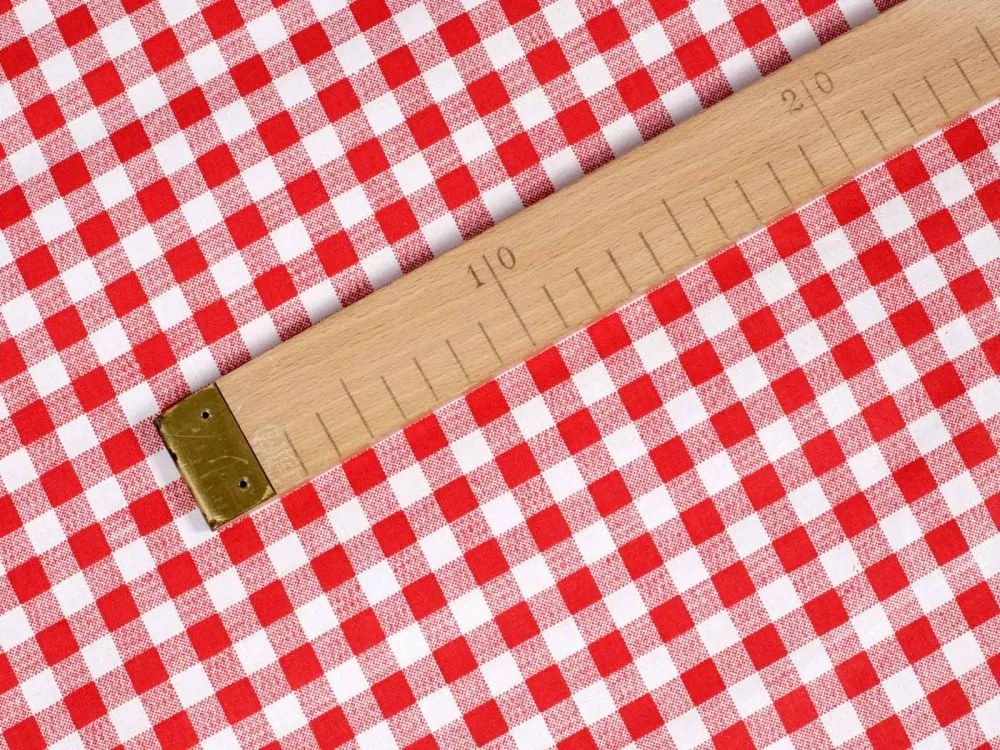 Biante Bavlnené prestieranie na stôl Sandra SA-056 Červeno-biele kocky 35x45 cm