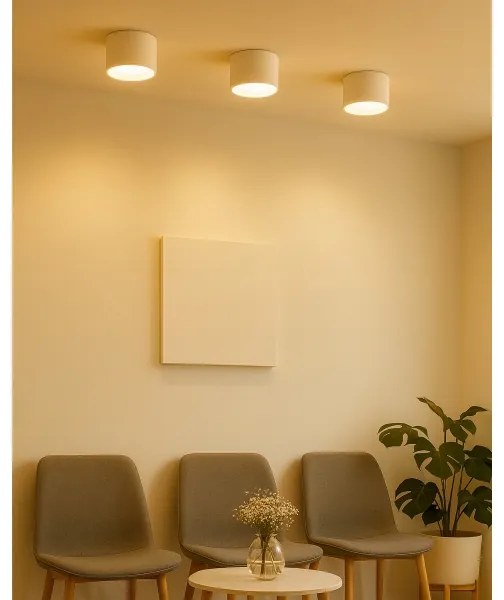 LED bodové svietidlo LED/10W/230V 3000/4000/6400K pr. 12 cm biela