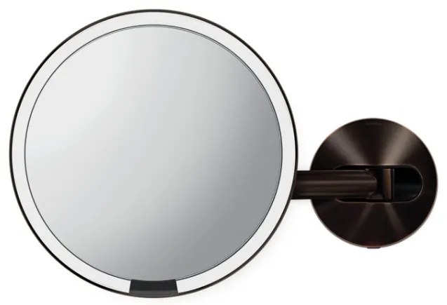 Nástenné zrkadlo Simplehuman sieťové, tmavý bronz