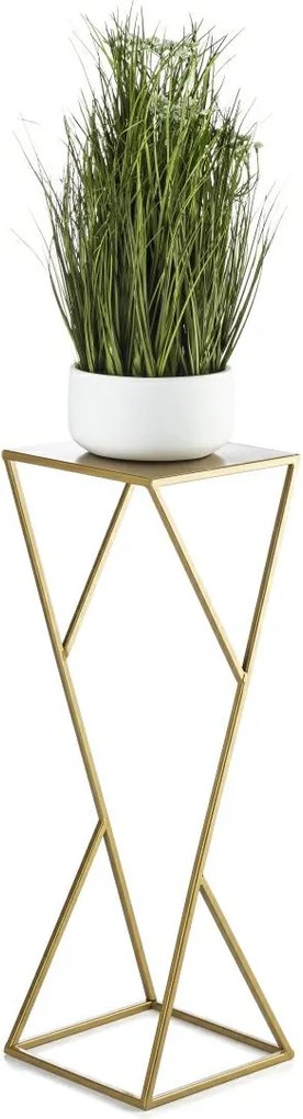 STOJAN NA KVETINÁČ LOFT3 70X24X24 CM ZLATÁ