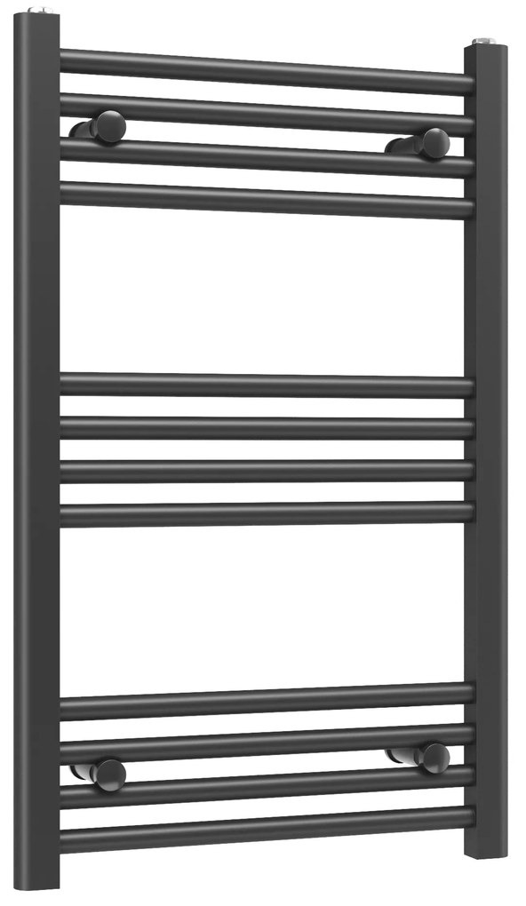 Gamma Erga Basic, vykurovacie teleso 800x500 mm, 322 W, čierna, ERG-LAV-BASIC-8050-BK