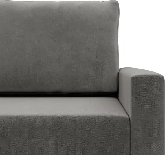 Sedacia súprava BLANK Elegant v tvare U svetlosivá