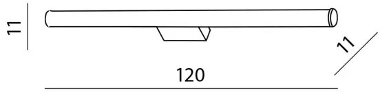 LED nástenné svietidlo Jaro 120 3000K