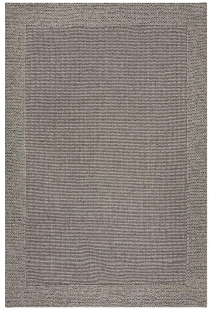Flair Rugs koberce Kusový koberec Rue Plait Grey - 200x290 cm