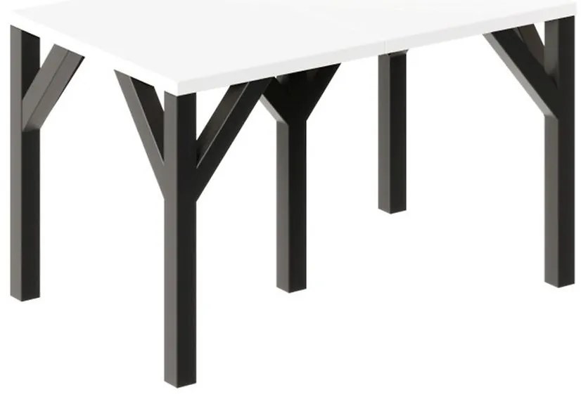 Stôl Dunaj 295 biela lesklá