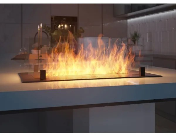 InFire - Vstavaný BIO krb 8,5x60 cm 3,5kW čierna