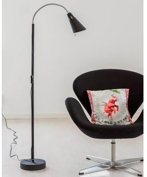 ByRydens 4100620-4007 - Stojacia lampa BEST 1xE14/5W/230V čierna