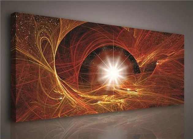 Obraz na plátne, rozmer 145 x 45 cm, hviezdne nebo, IMPOL TRADE 134O3