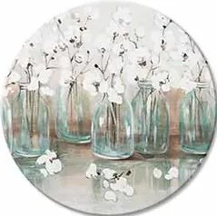 Okrúhly maľovaný obraz Obľúbená vôňa