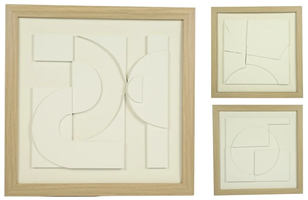 Abstraktné 3D obraz MOSAIC, 38x38 cm - rôzne druhy