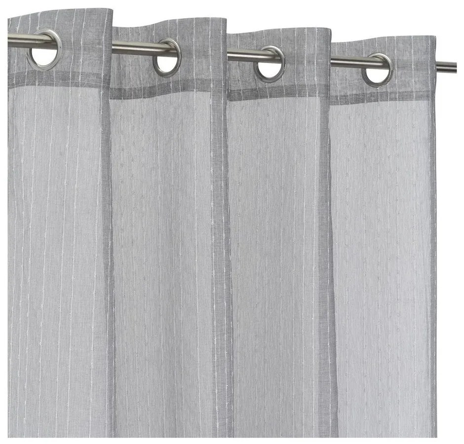 Sivá záclona 140x260 cm Vertical Thread – Casa Selección