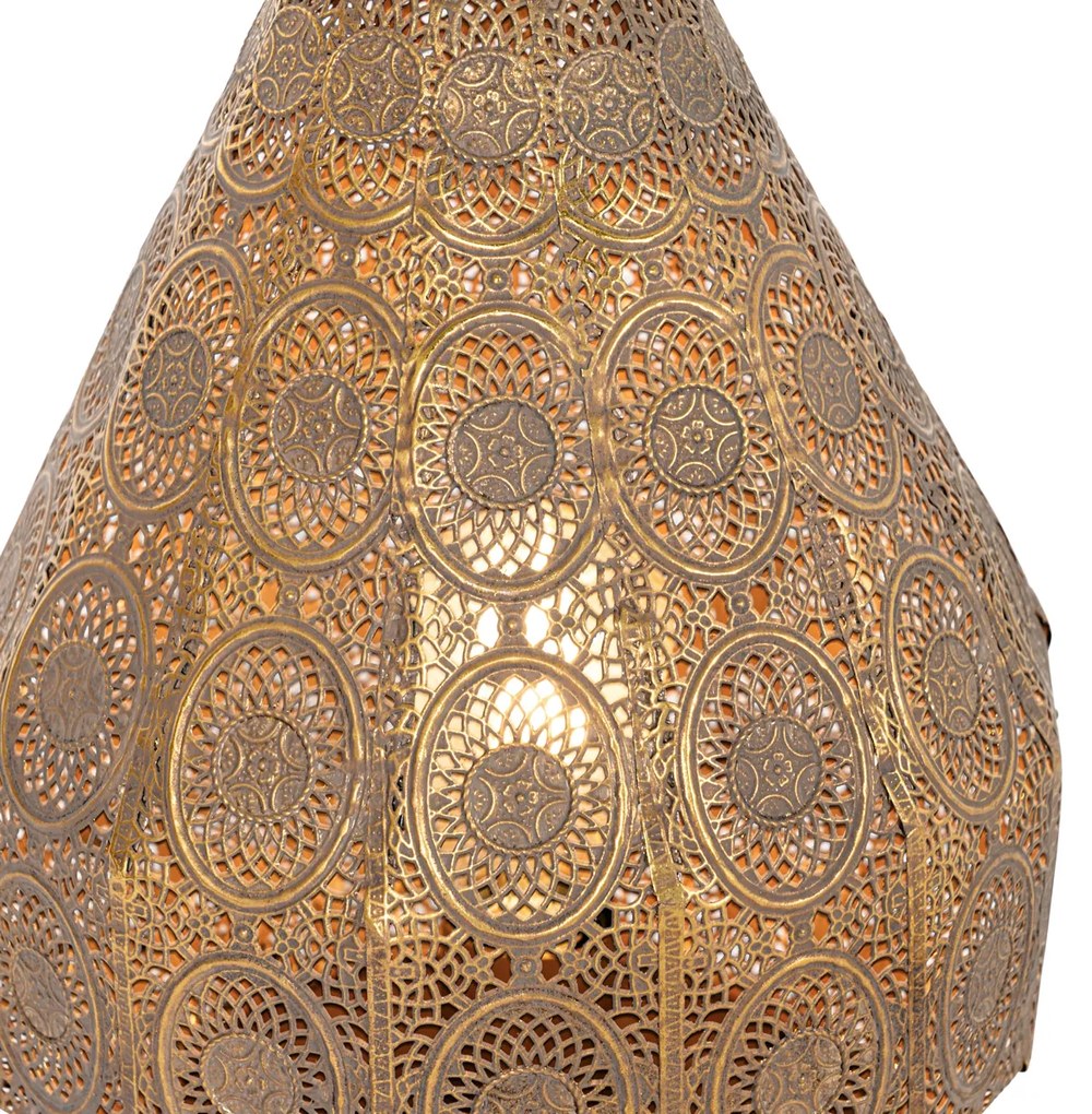 Orientálna stolná lampa zlatá 26 cm - Mowgli