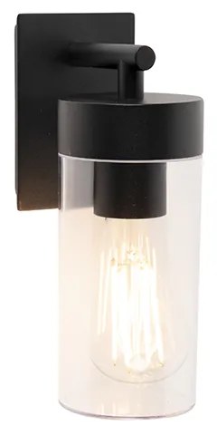 Moderná vonkajšia nástenná lampa čierna - Rullo