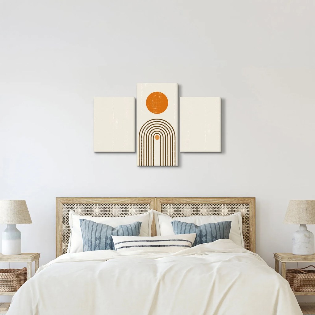Obraz - Hnedé oblúky (90x60 cm)