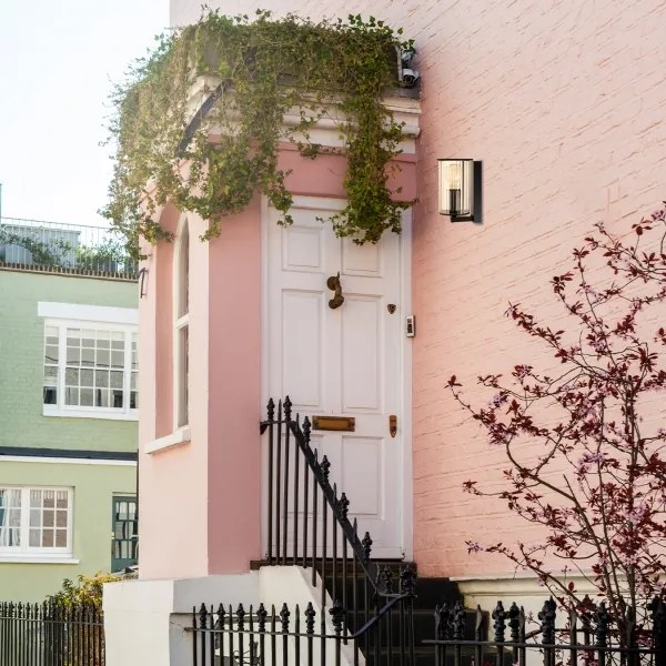 Argon 8748 - Vonkajšie nástenné svietidlo NORFOLK 1xE27/15W/230V IP44 čierna