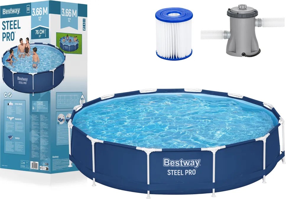 Záhradný bazénový set s rámom Bestway 366 x 76 cm 56681