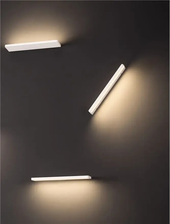 Moderné LED nástenné svietidlo Pablo biela