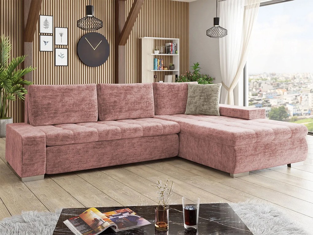 Rohová pohovka Herkules Premium, Dostupné poťahy: Terra 06 + Terra 06 + Terra 15 ECO
