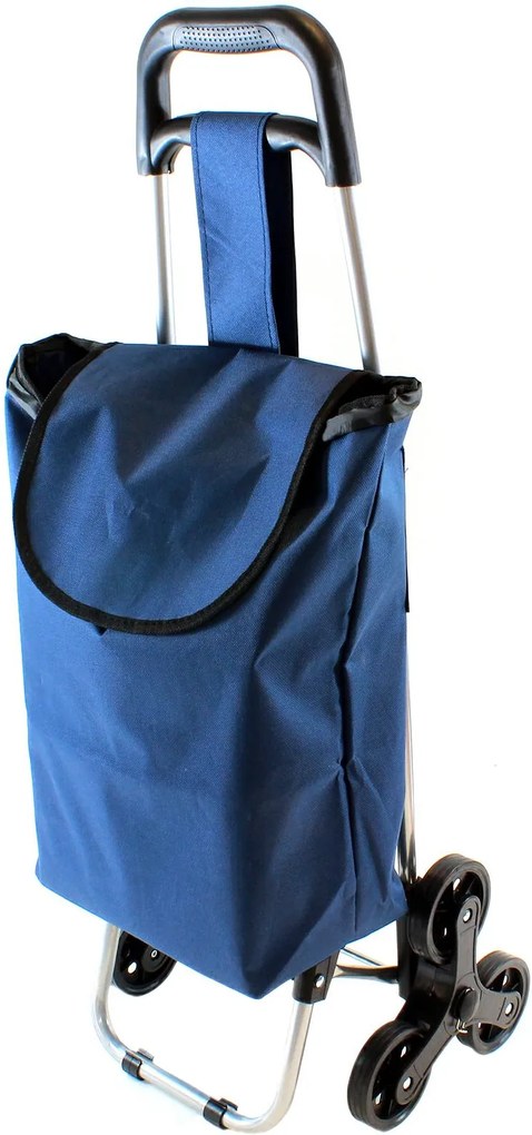 APT Nákupná taška na kolieskach do schodov 37l, modrá, AG405B