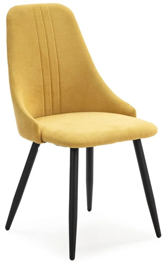 Žlté jedálenské stoličky v súprave 4 ks Mani - Marckeric