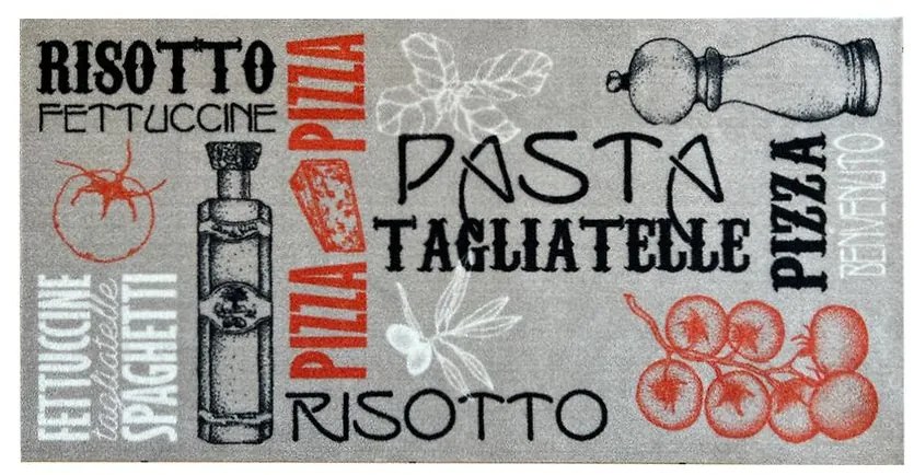 Kuchynský koberec 50x100 Pasta 43 04060027