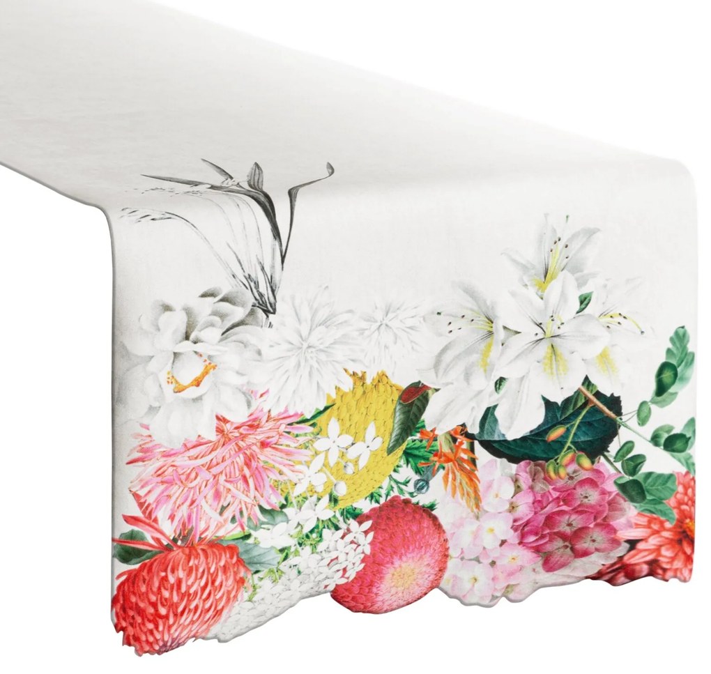 BEHÚŇ NA STÔL SUMMER3 40X140 CM KVETY