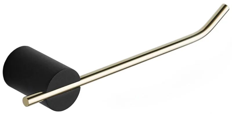 Mexen príslušenstvo, Aron držiak na wc papier, čierna/zlatá, 7088133-57