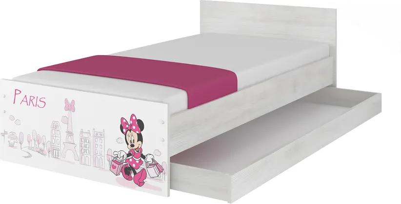 DO Disney Minnie Paris detská posteľ Max XL 180x90 Variant úložný box: Bez úložného boxu