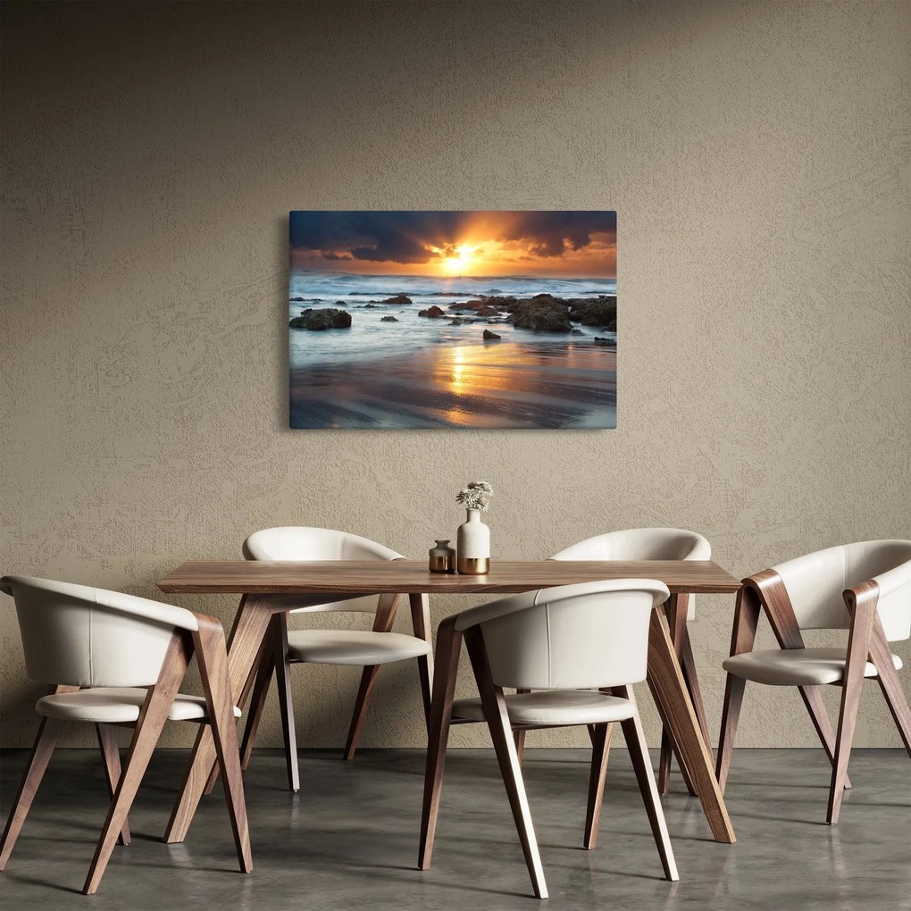 Obraz - More zaliate slnkom (90x60 cm)