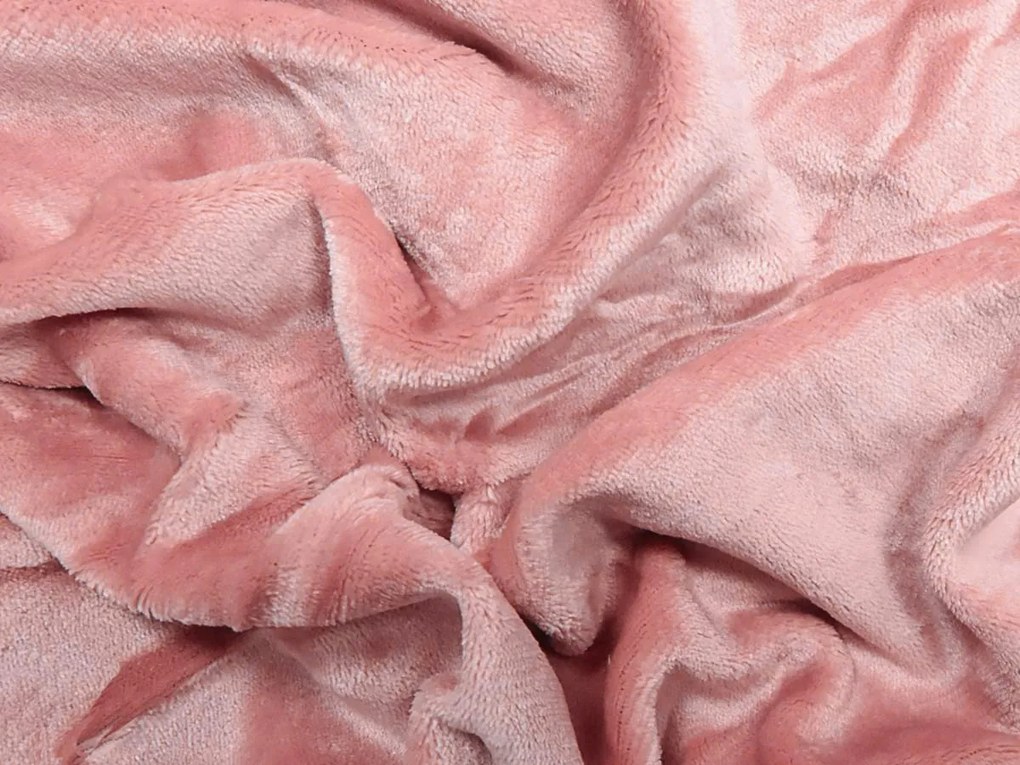 XPOSE® Mikroplyšová plachta Exclusive - staroružová 200x220 cm