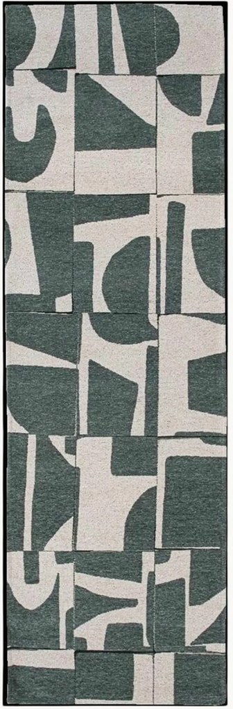 Umývateľný žakárový behúň do interiéru/exteriéru Papercut