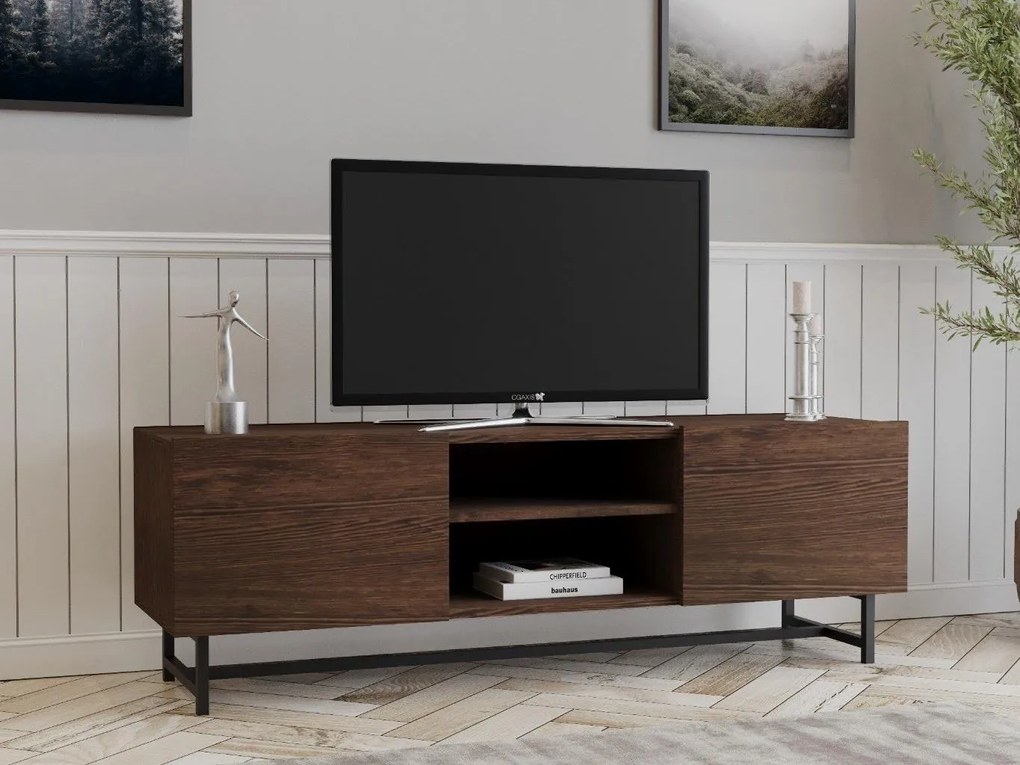 TV stolík/skrinka Pitule 2 (orech) . Akcia -19%. Vlastná spoľahlivá doprava až k Vám domov. 1095504