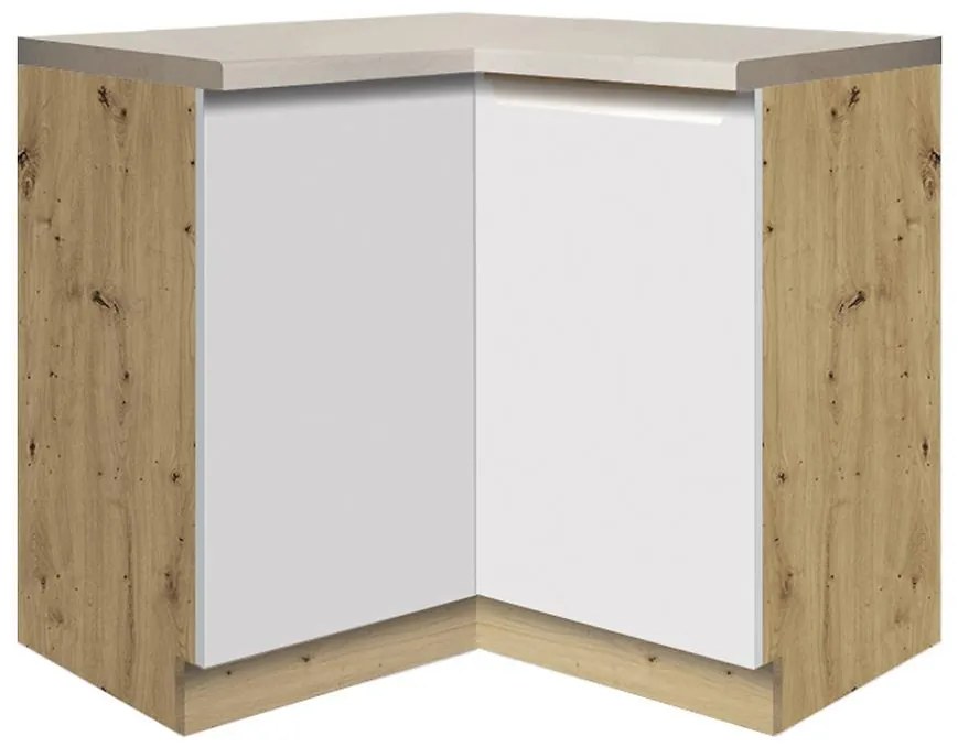 Skrinka do kuchyne Glamour 16d Uni White Cargo