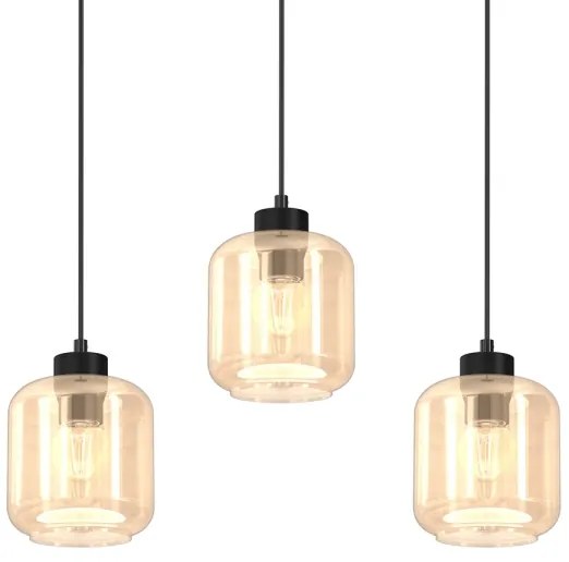 Luster na lanku SOMBRA 3xE27/60W/230V béžová