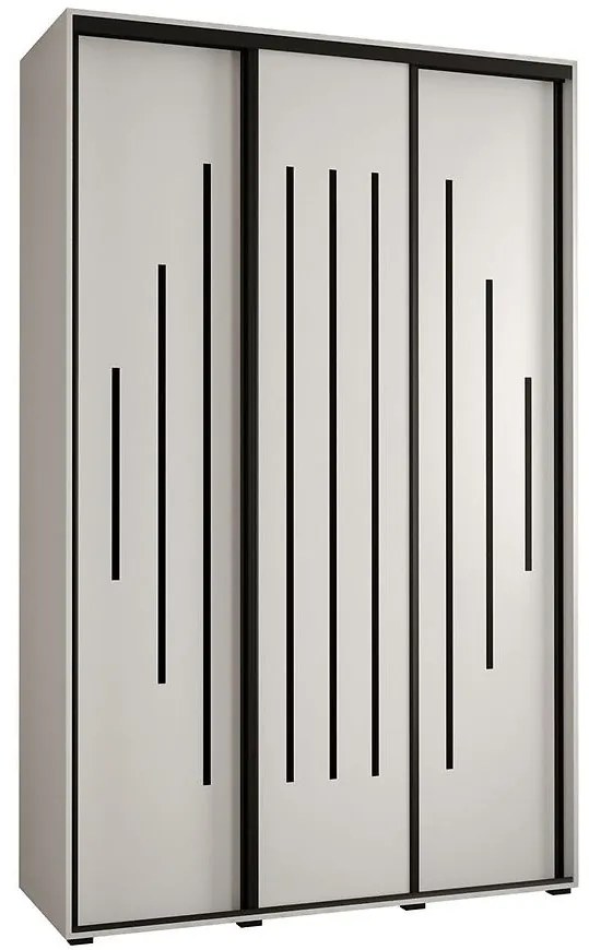 Skriňa 45 Canaris 12 160 biela/čierna