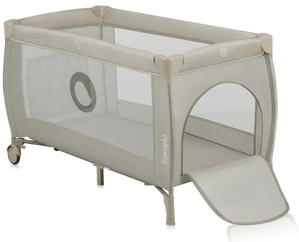 Lionelo - Cestovná postieľka STEFI PLUS Béžová Cappuccino