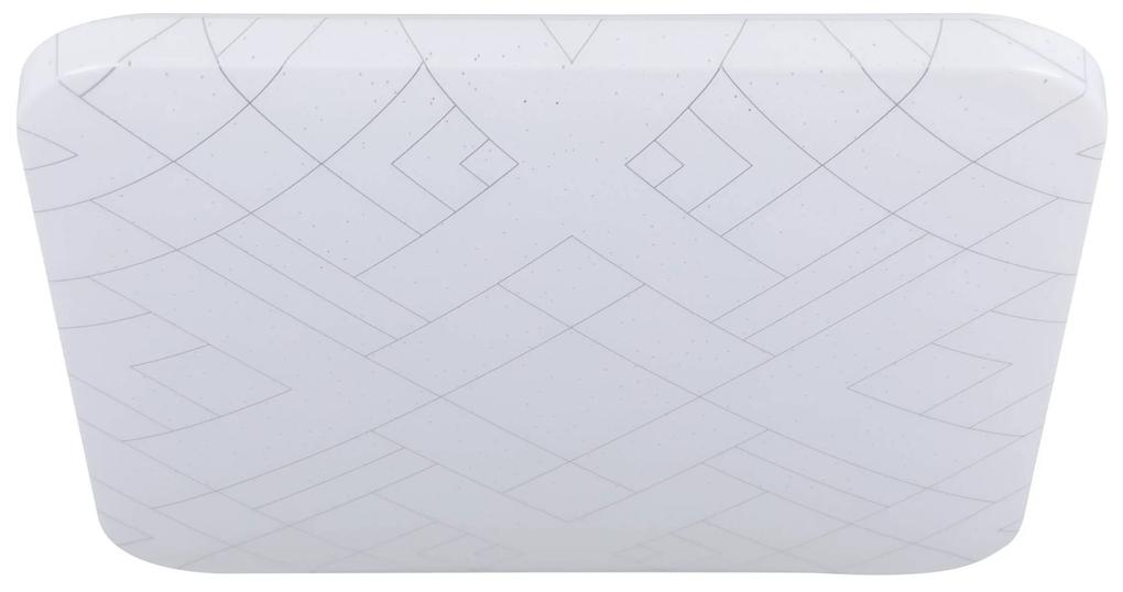 EGLO LED moderné stropné svietidlo RENDE, 19,5 W, teplá biela, 38x38cm, hranaté