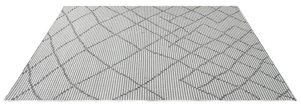 Dekorstudio Šnurkový koberec PALM 3526 - antracitový Rozmer koberca: 120x170cm