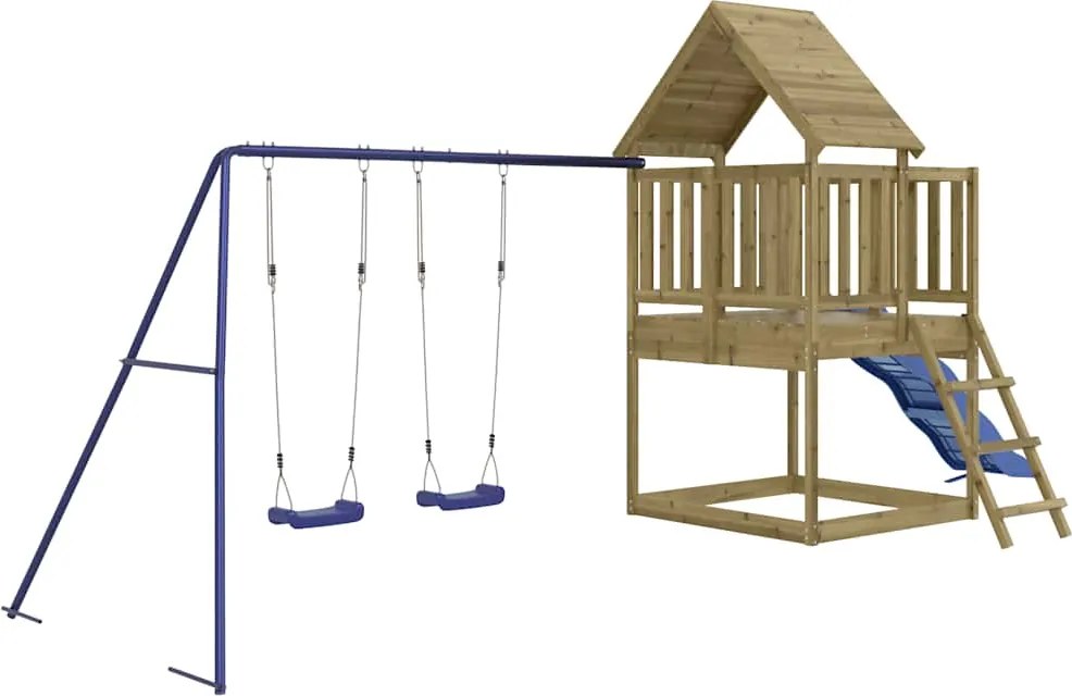 vidaXL Vonkajšia súprava na hranie impregnovaná borovica