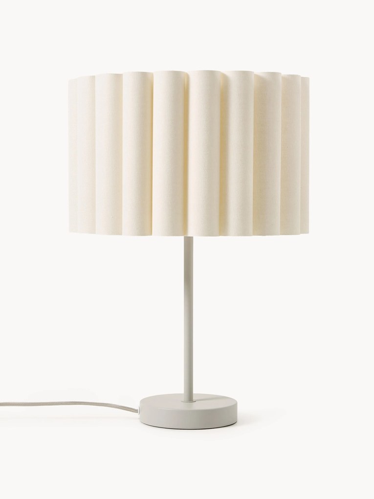 Ľanová stolová lampa Lucina