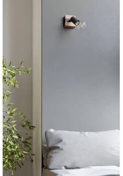 Sollux SL.1295 - Bodové svietidlo ZUCA 1xE27/15W/230V čierna