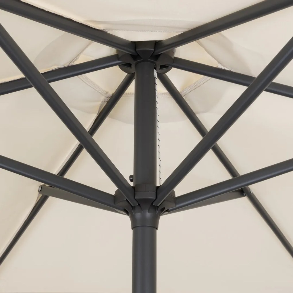 Derby Basic Lift NEO 180 cm – naklápací slnečník s kľukou prírodná (kód farby 820), 100 % polyester